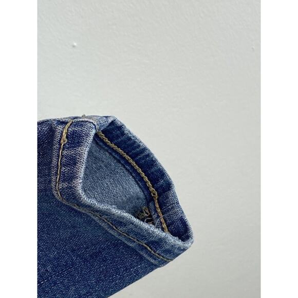 American Eagle Womens Stretch High Rise Distressed Blue Jegging Size 00 (1086) - Picture 6 of 16